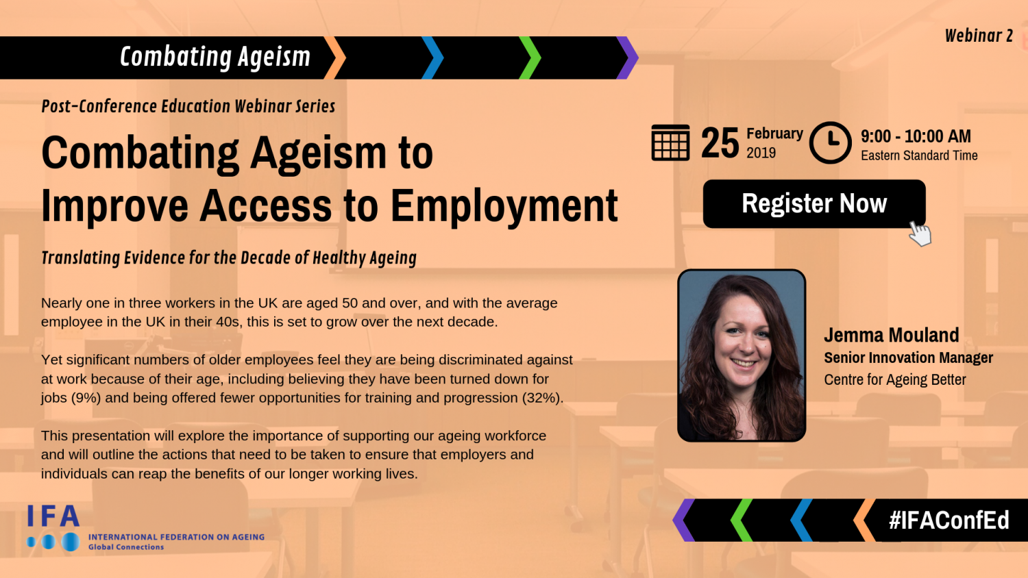 Webinar Announcement: Combating Ageism to Improve Access to Employment