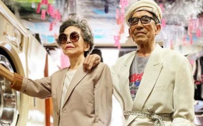 Taiwanese laundry-modelling grandparents are surprise Instagram hit