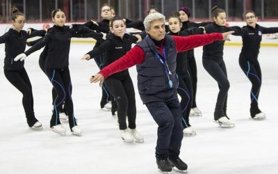 Turkish man defies age to pursue love for ice skating