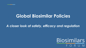 Comparison of Global Biosimilar - Biosimilars Forum
