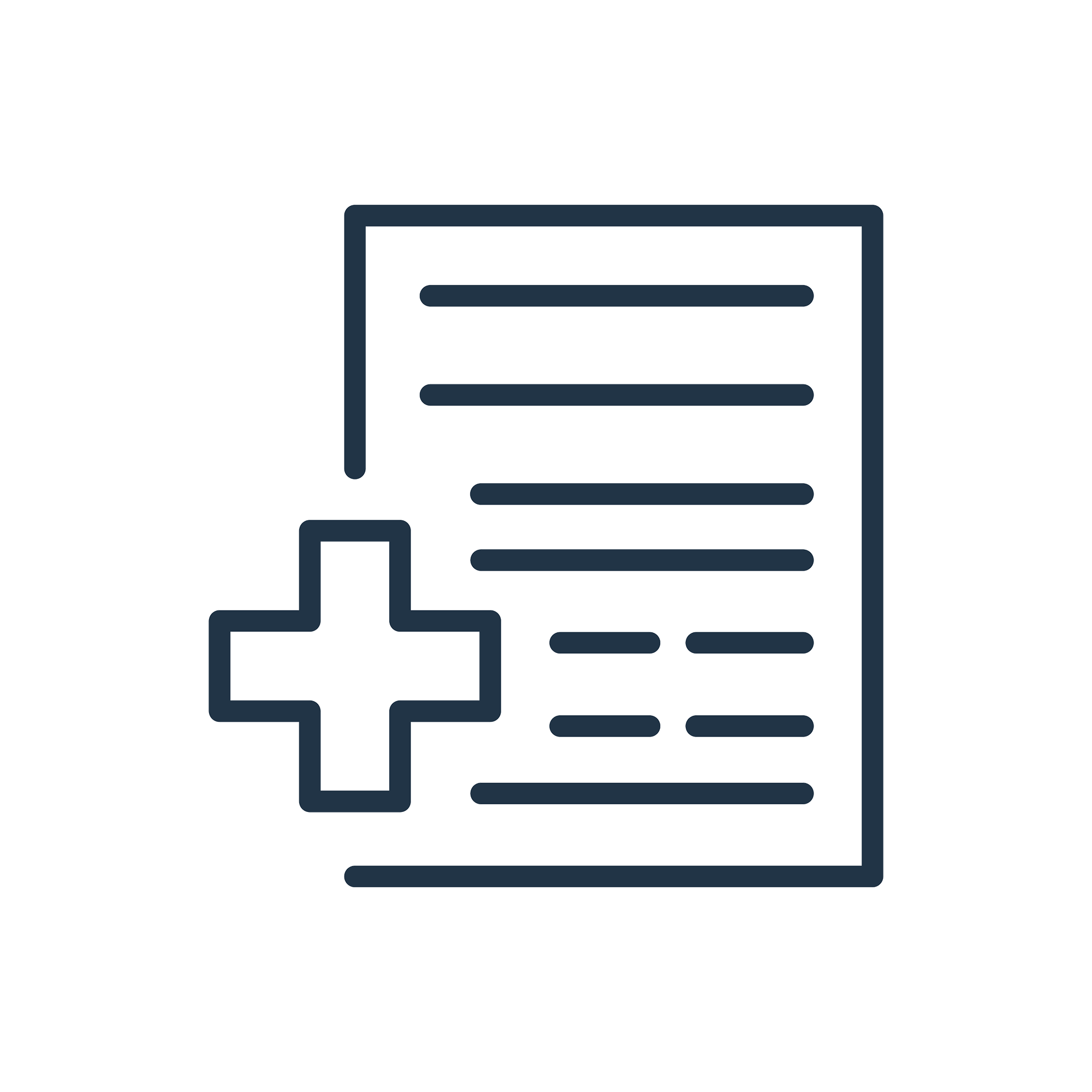 Vector of medical report