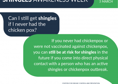 Can I still get shingles if I never had the chickenpox?