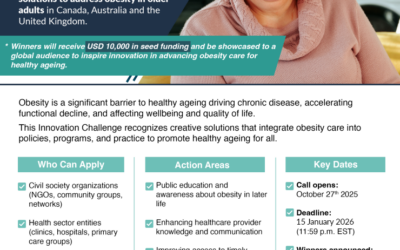 Innovating for Impact: Advancing Solutions to Obesity in Older Adults to Promote Healthy Ageing
