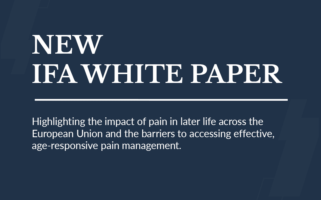 Advocating for Accessible Pain Relief for Older Adults in the European Union (EU) – White Paper