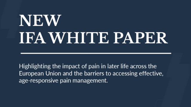 Advocating for Accessible Pain Relief for Older Adults in the European Union (EU) – White Paper