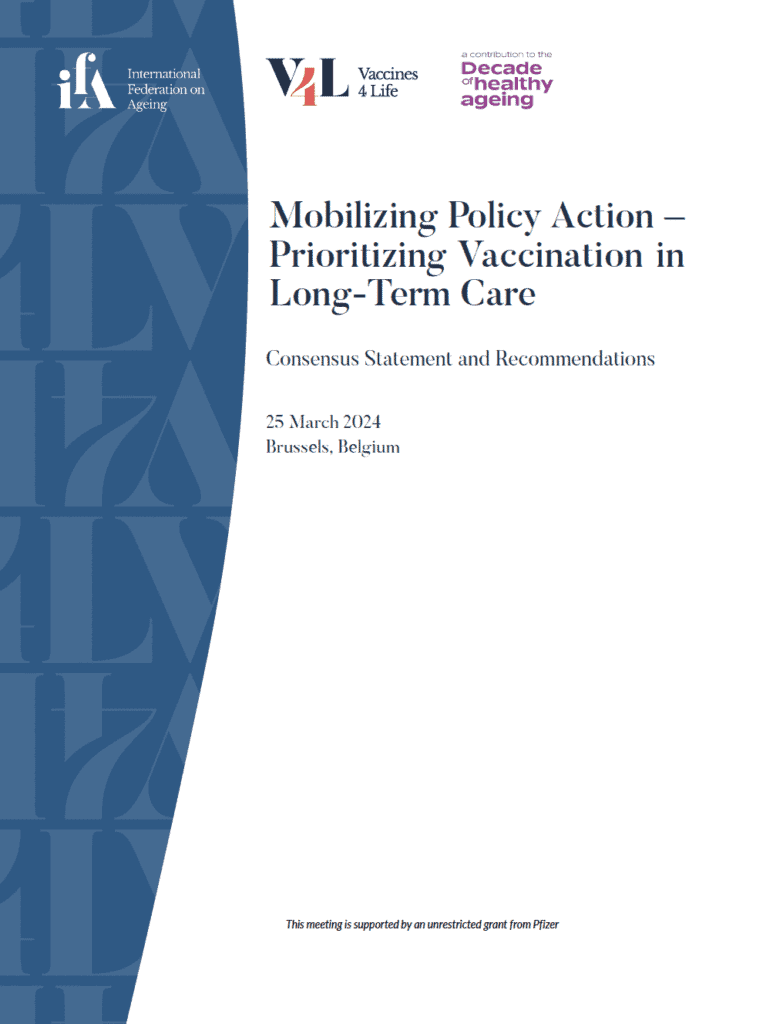 Mobilizing Vaccination Policy in Long-term Care Settings Expert Meeting