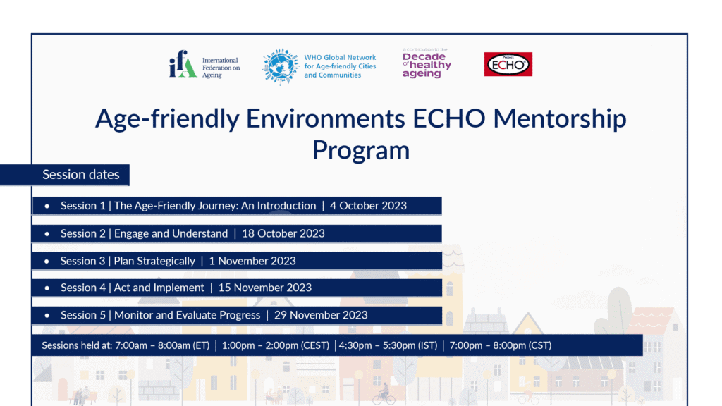 Age-friendly Environments ECHO Mentorship Program