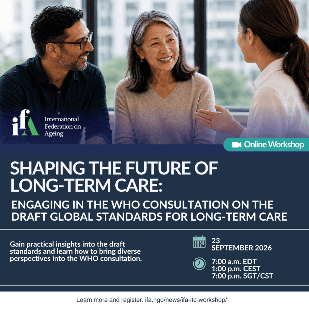 Workshop on Engaging in the WHO Global Standards for Long-term Care Consultation