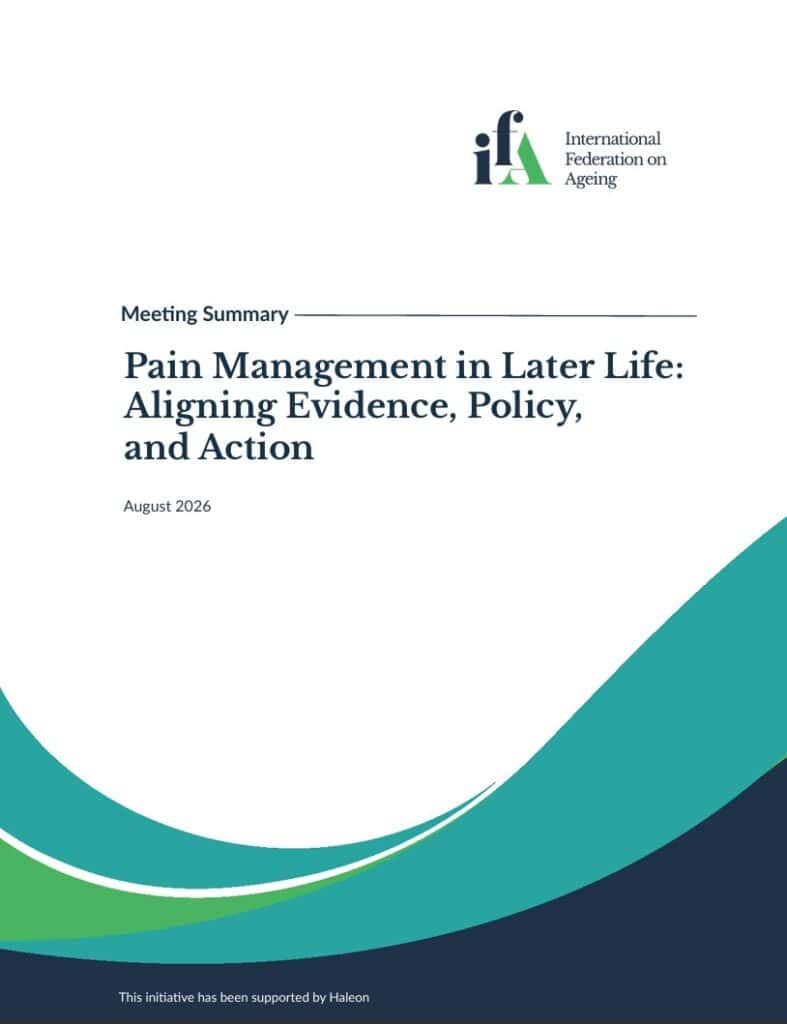 Pain Management in Later Life: Aligning Evidence, Policy, and Action